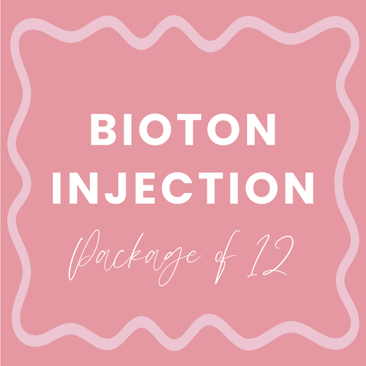 Hair Loss Prevention (Biotin Injection) - Package of 12 Injections